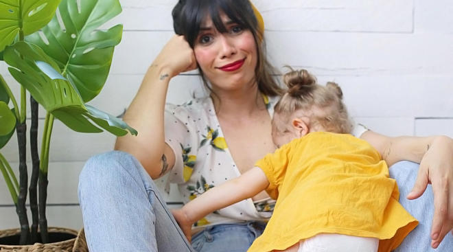 mom shares her experience and struggle with weaning her daughter from breastfeeding