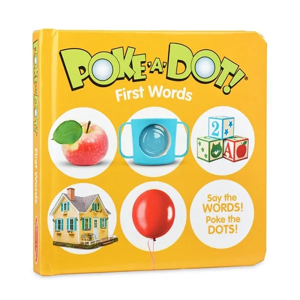 Melissa & Doug Poke-a-Dot: First Words Board Book