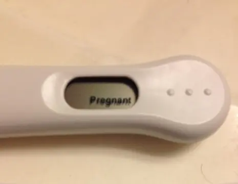 Clear Blue Negative Pregnancy Test