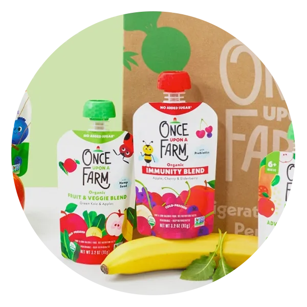 Once Upon a Time Organics baby food subscription