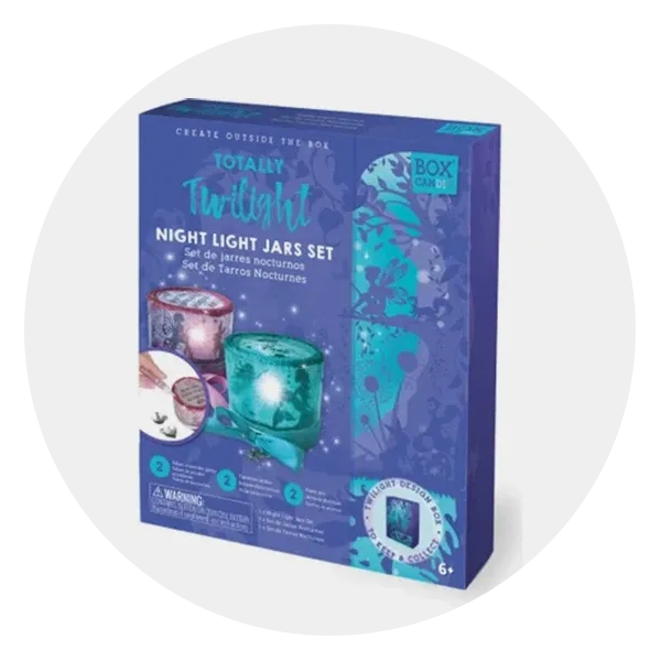 Box CanDIY Totally Twilight Night Light Jars Set