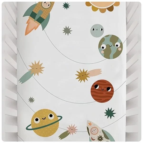 Rookie Humans Fitted Crib Sheet