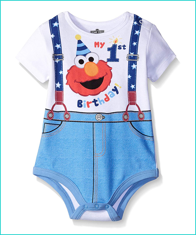 sesame street 1st birthday outfit