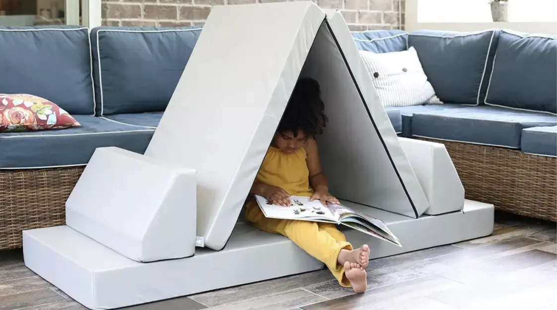 Betterhood Modular Kids Play Couch, 6-Piece Large Foam Couch Sofa