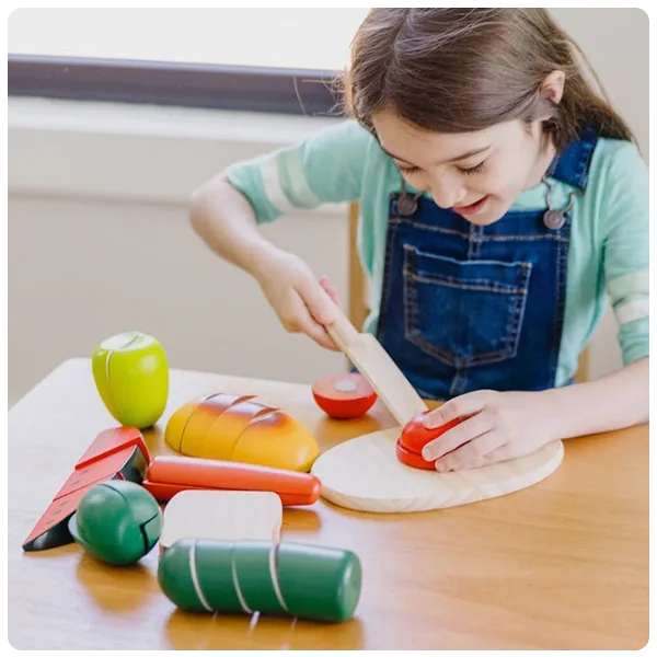 Wooden Food Set