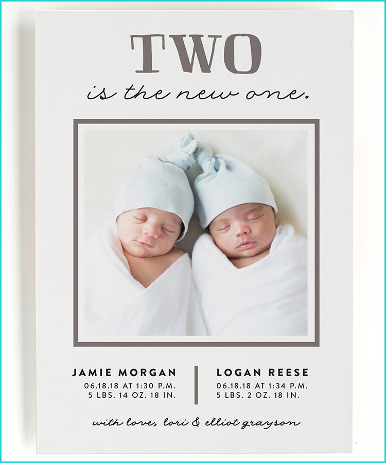 newborn arrival announcement
