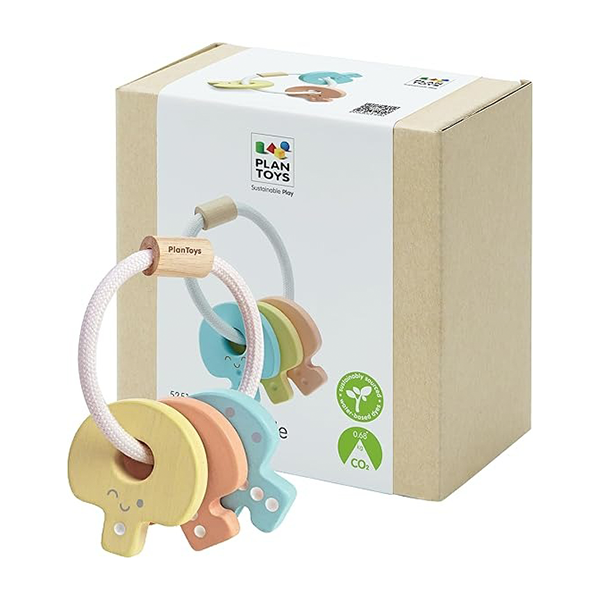 Plan Toys Key Rattle for 5 month old baby