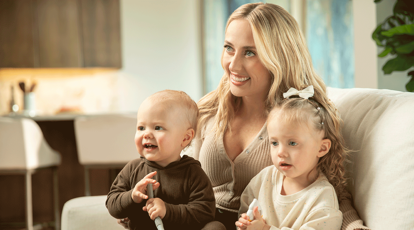 brittany mahomes with her children bronze and sterling