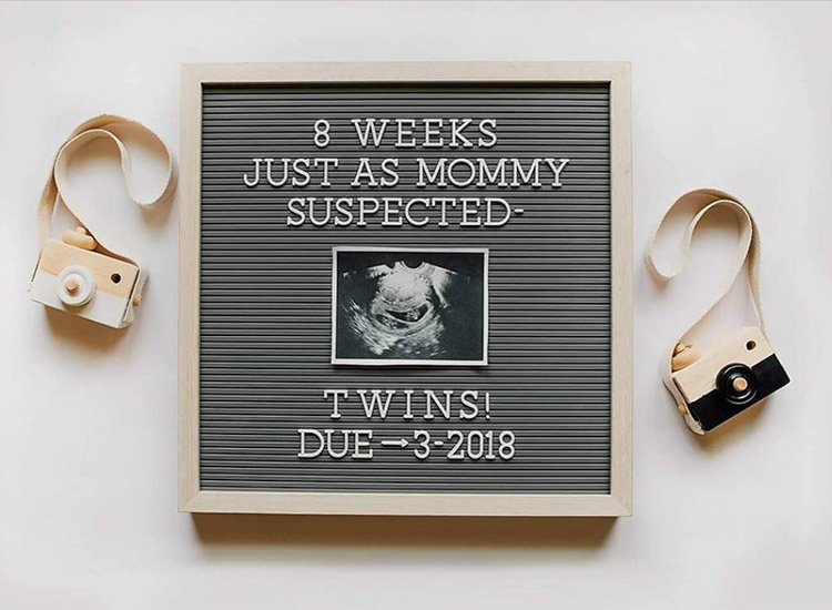 baby announcement to parents