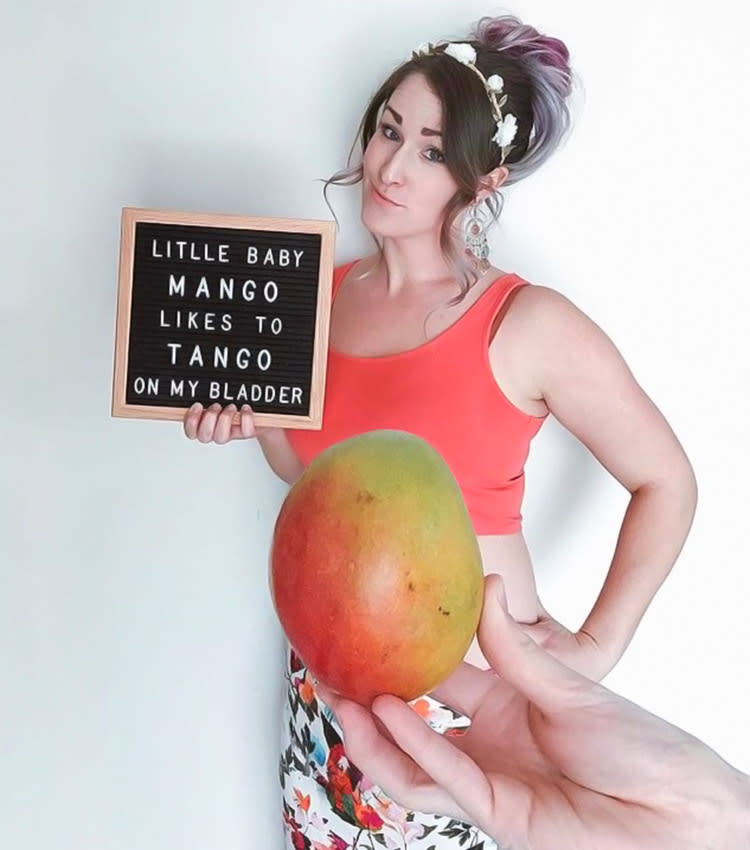 How Big Is Baby Moms Demonstrate With Fruits