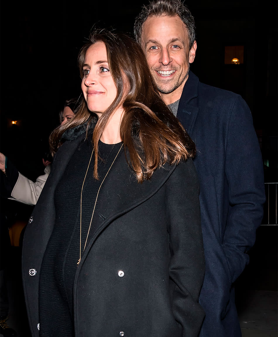 Seth Meyers And Alexi Ashe Give Birth In Their Lobby - 
