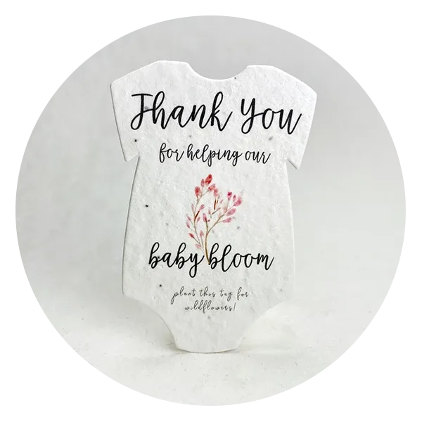 Baby Shower Stickers, Baby in Bloom Stickers, Baby Shower Favours, Baby  Shower Seed Favours, Floral Baby Shower, Baby in Bloom, Plants