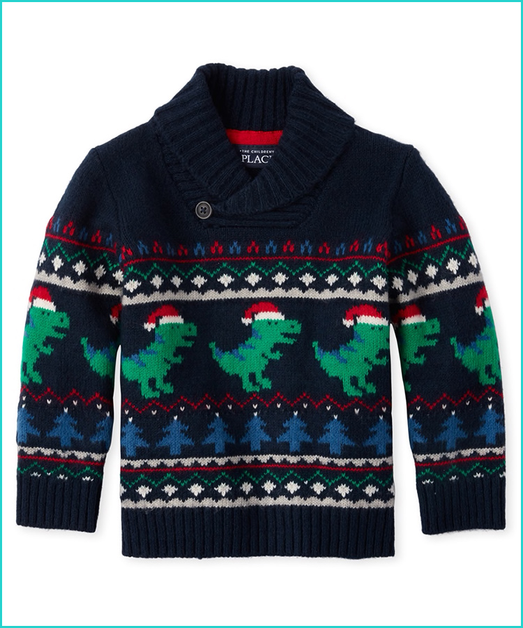 Toddler Kids Ugly Christmas Sweater Boys Girls Knitted Pullover Jumper Fall Winter Warm Outfit Clothes Xmas Gift