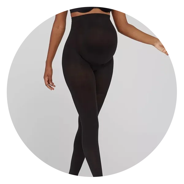 Spanx Size XS Black Nylon Blend Compression Leggings — Labels