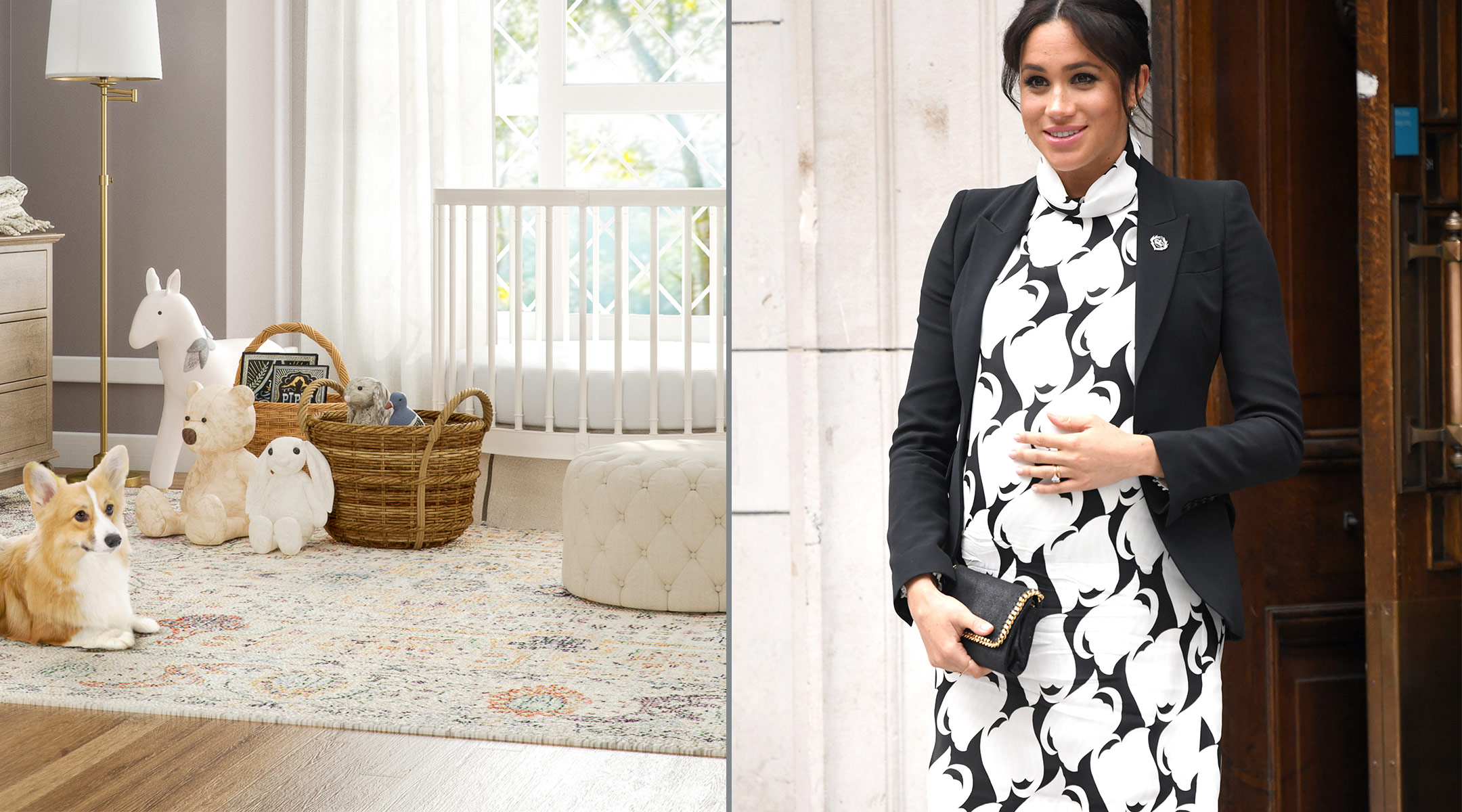 interior design company puts together imagined design for meghan markle's baby