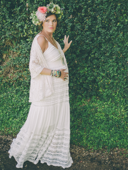 baby shower boho dress