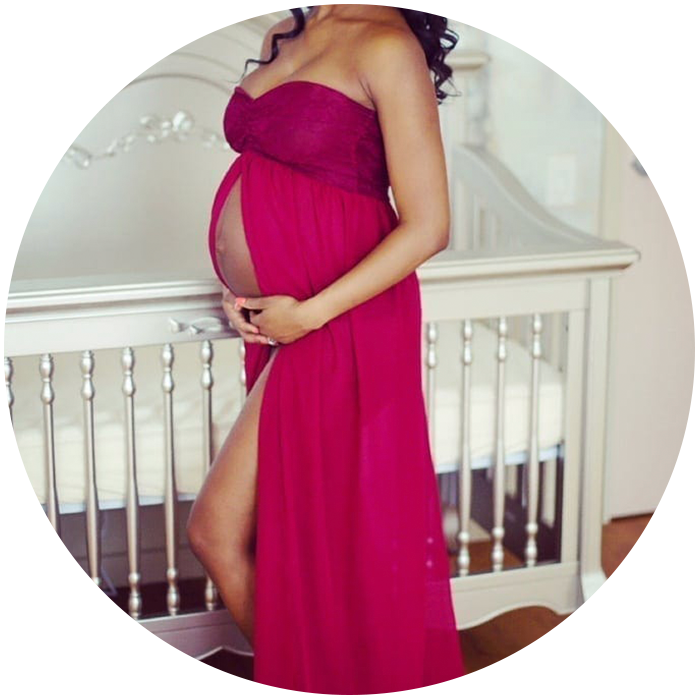 Form Fitting Maternity Dress - Sexy Mama Maternity