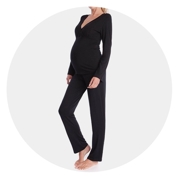 JoJo Maman Bébé Fuchsia & Navy Plaid Over-Belly Maternity Pajama Pants |  Best Price and Reviews | Zulily