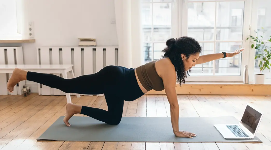 30 Min Prenatal Yoga Workout  Gentle Pregnancy Safe Workout