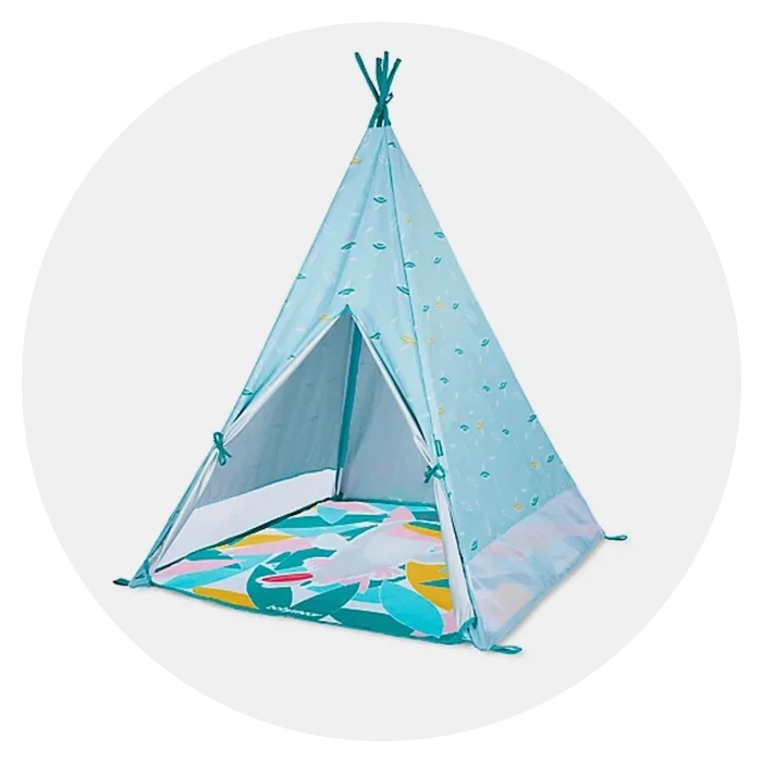 BabymoovTeepee Tent with Play Mat in Blue