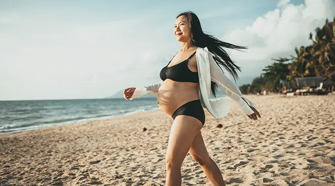 Cute Maternity Swimwear for a Babymoon