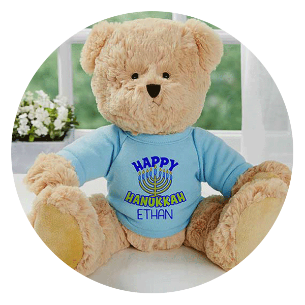 Happy Hanukkah Personalized Teddy Bear