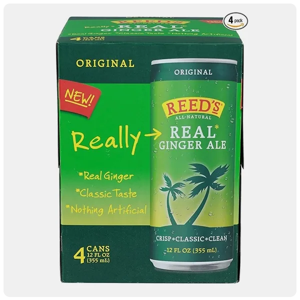 REED'S Real Ginger Ale Soda 4 Pack
