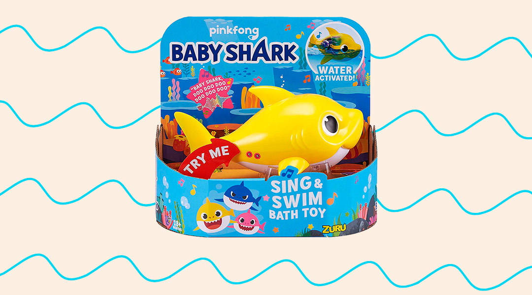 baby shark bath toy