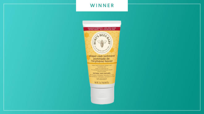Burt's Bees Diaper Rash Ointment  wins the 2017 Best of Baby Award from The Bump