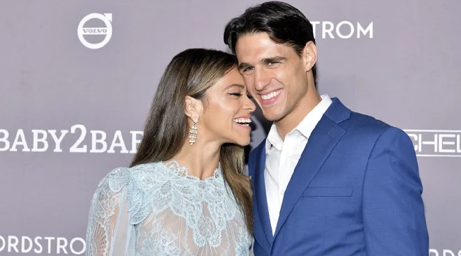 Gina Rodriguez and Joe Locicero attend the 2019 Baby2Baby Gala presented by Paul Mitchell at 3LABS on November 09, 2019 in Culver City, California