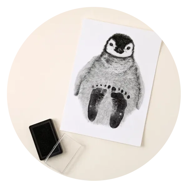 Uncommon Goods Furry Feet Baby Footprint Kit