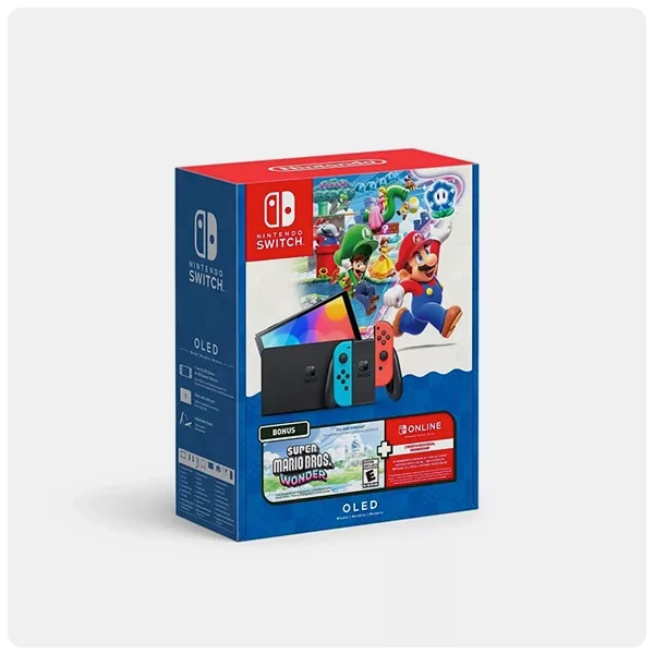 Nintendo Switch OLED Model + Super Mario Bros. Wonder Bundle