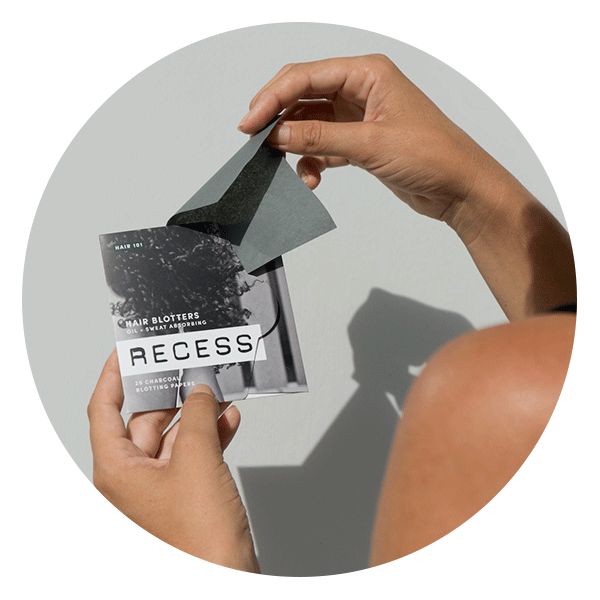 Recess Hair 101: Charcoal + Hemp Hair Blotters