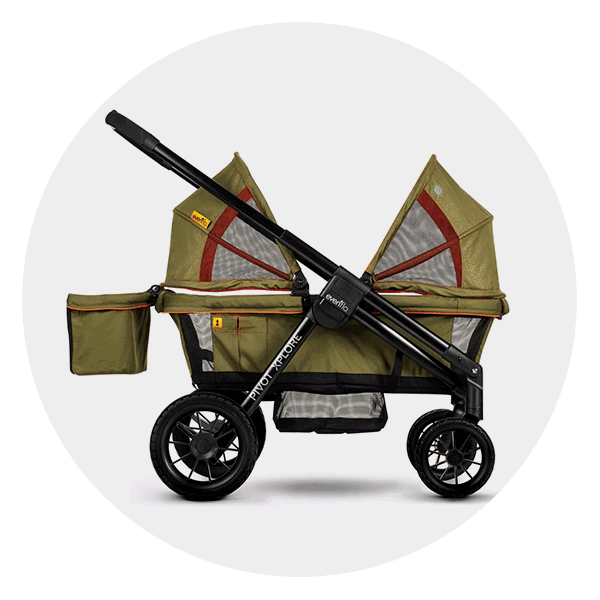 Evenflo Pivot Xplore All-Terrain Double Stroller Wagon