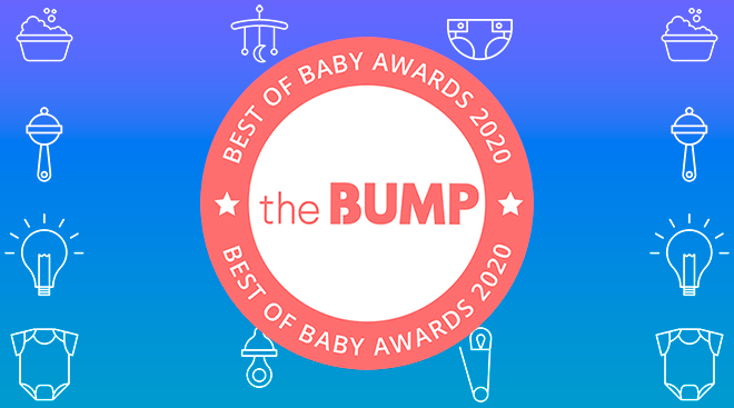 the bump launches best of baby, gradient color with line drawing overlays