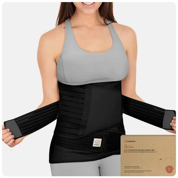 KeaBabies Revive 3-in-1 Postpartum Recovery Support Belt