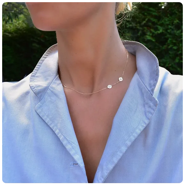 Haverhill 2 Letter Necklace