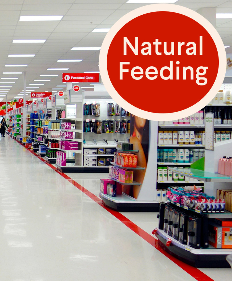 Target's Natural Feeding Aisle Sign Stirs Debate Among Moms