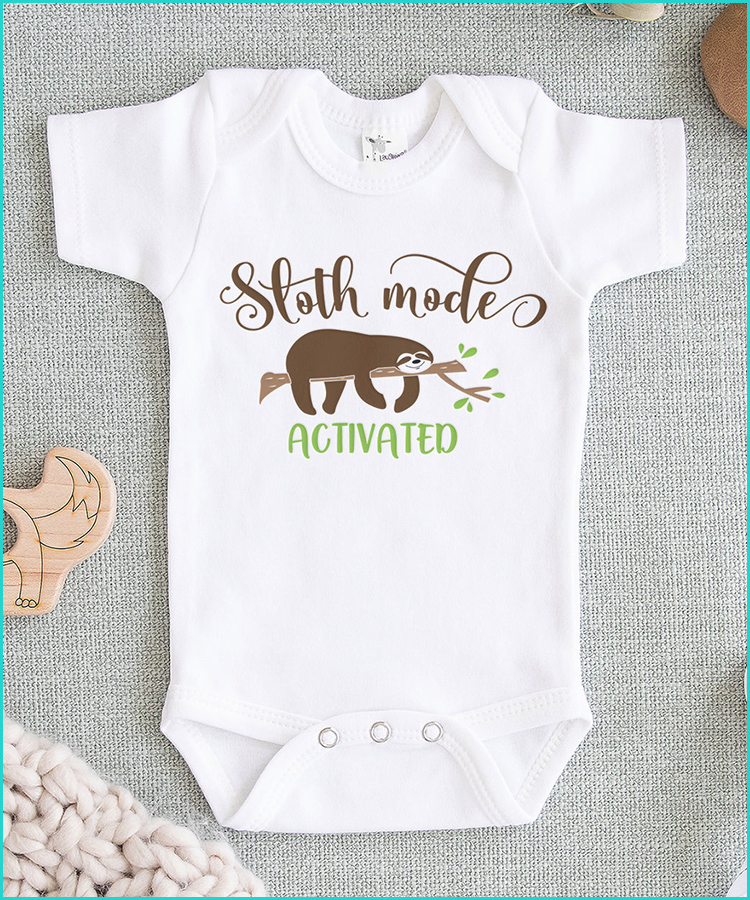 sloth baby girl clothes