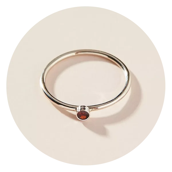 Maya Brenner 14k yellow gold birthstone ring