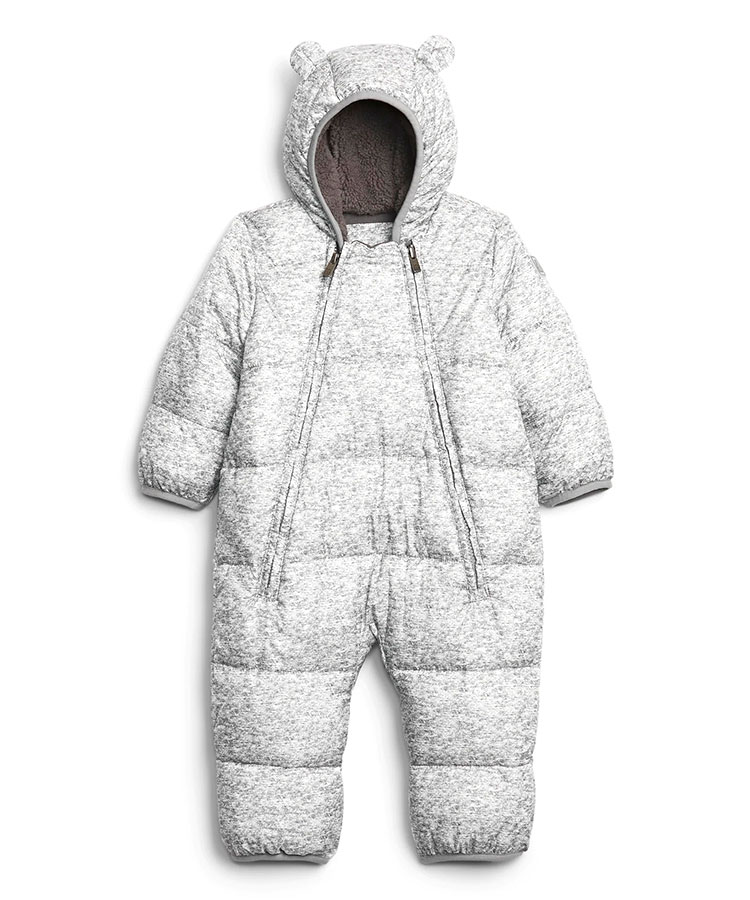 baby snowsuit with ears