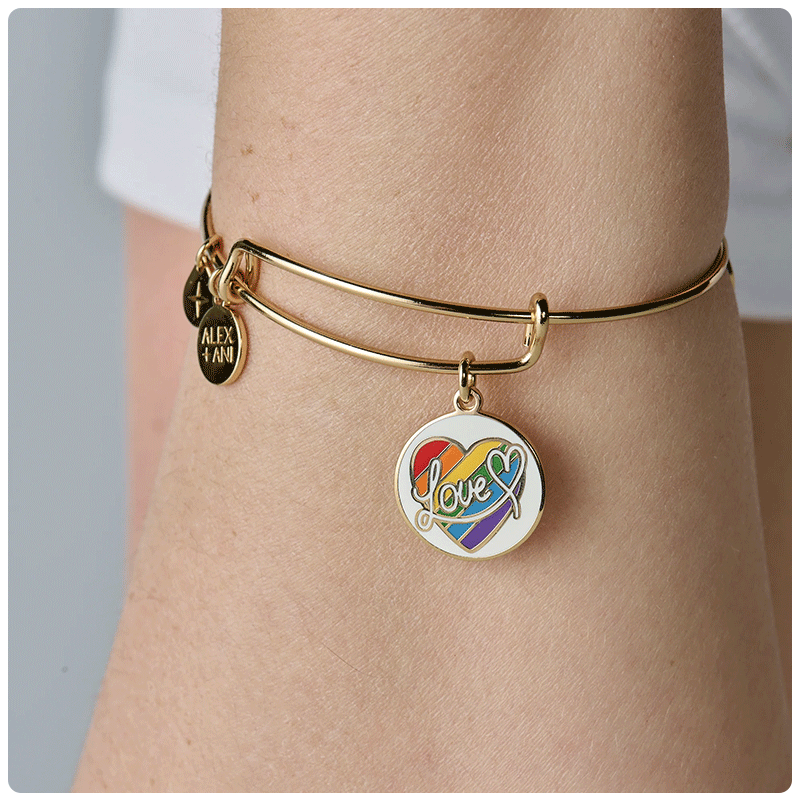 Alex and ani 2025 gay pride bracelet