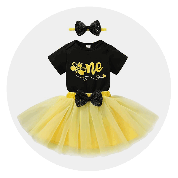 Bumble bee hotsell first birthday outfit