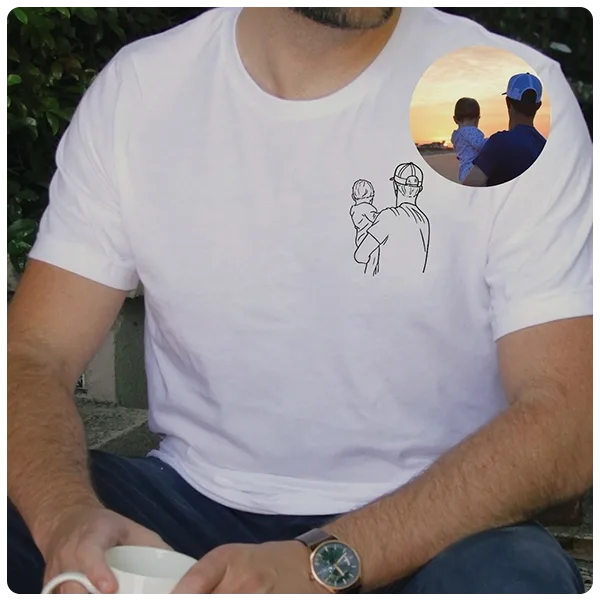 Gundrow Custom Photo Shirt for Dad