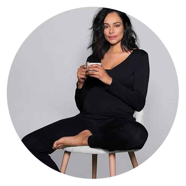 Seraphine Camille 2-Piece Bamboo Maternity & Nursing Pyjama Set