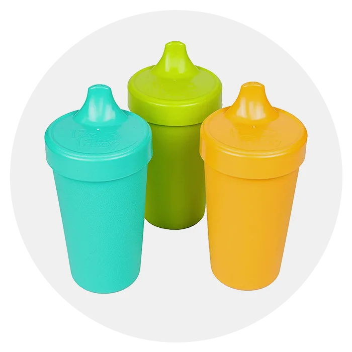 Lalo Little Cup Non-Toxic Silicone Straw Cup with Handles - Baby and  Toddler Sippy Cup - Mini Cup and Straw Training System 4oz Sage