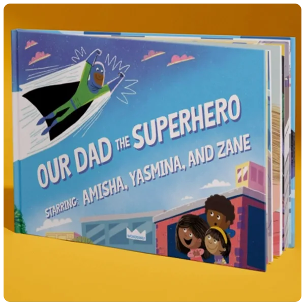 Wonderbly “My Daddy The Superhero” Personalized Book