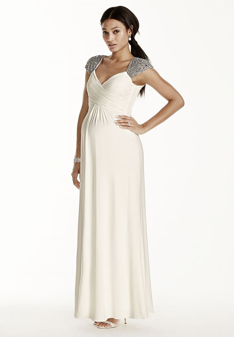 inexpensive maternity wedding dresses