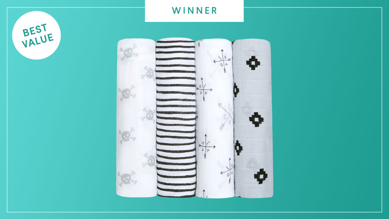 The aden + anais Classic Swaddle Blankets win the 2017 Best of Baby award from The Bump