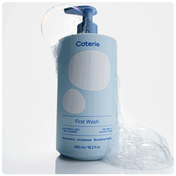 coterie first wash baby skincare